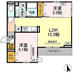 物件の間取り