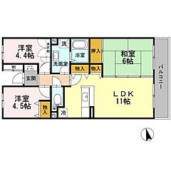 物件の間取り