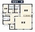 間取り図ー保養...