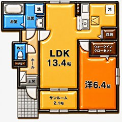 物件の間取り