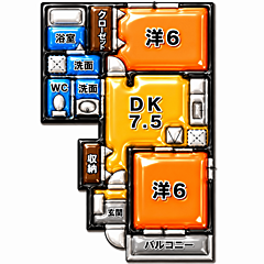 物件の間取り