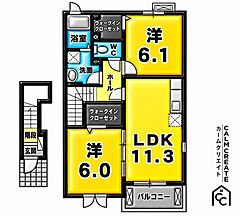 物件の間取り
