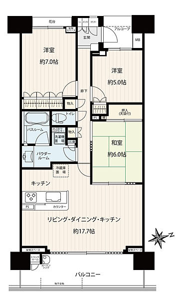間取りを拡大表示