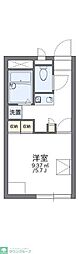 レオパレススカイピア 1Kの間取図画像