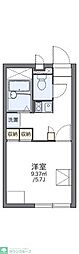 レオパレススティルインパクト 1Kの間取図画像