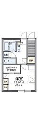 レオパレスグリーンプレイス 1Kの間取図画像