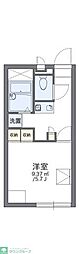 レオパレス広瀬 1Kの間取図画像