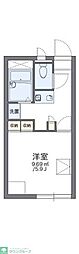 レオパレス・アピテA 1Kの間取図画像