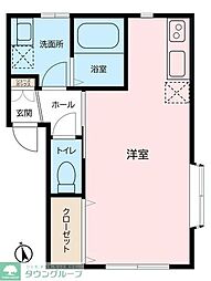ハイツヴェガ ワンルームの間取図画像