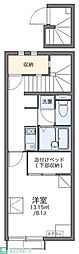 レオネクストアートラスTaka 1Kの間取図画像