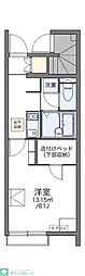 レオネクストエンブレム並榎 1Kの間取図画像