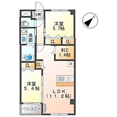 物件の間取り