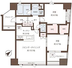 物件の間取り