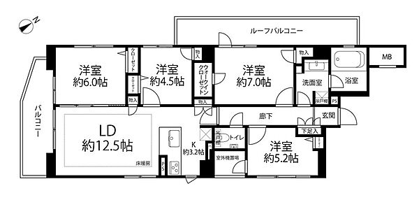 間取りを拡大表示