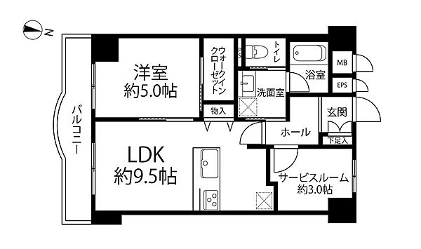 間取りを拡大表示