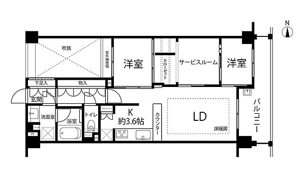 間取りを拡大表示