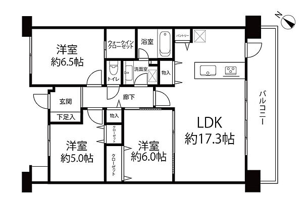 間取りを拡大表示