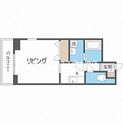幸田マンション幸町 1Kの間取図画像