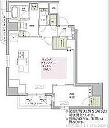 アーバネックス北堀江1丁目 1LDKの間取図画像