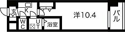 THE MUSIC COURT 1Kの間取図画像