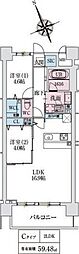 スプランディッド大阪NAMBA LINE 2LDKの間取図画像
