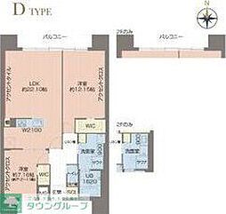 プレジオ北浜 1SLDKの間取図画像