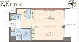 プレジオ城東 1LDKの間取図画像