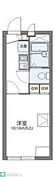 レオパレスヴィラ曽根B 1Kの間取図画像