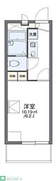 レオパレス東雲 1Kの間取図画像