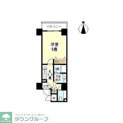 ジュネス高津公園 1Kの間取図画像