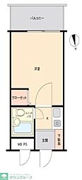 ホーユウコンフォルト都島 1Kの間取図画像