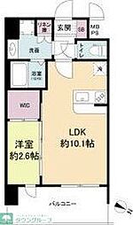 セレニテ十三ミラク 1LDKの間取図画像