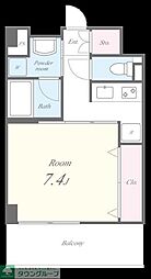 DolceVita1 1Kの間取図画像