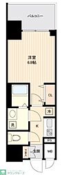 サムティ江戸堀ASUNT 1Kの間取図画像