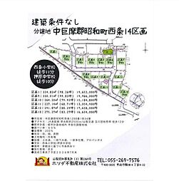 売地 中巨摩郡昭和町西条