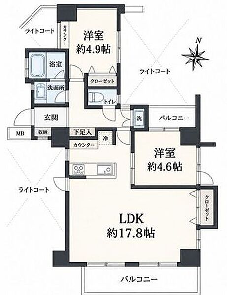 間取りを拡大表示