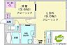 間取り：1LDK、都市ガス、エアコン、ネット無料