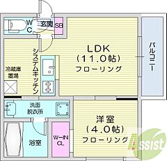 物件の間取り