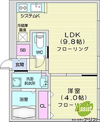 物件の間取り