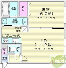 物件の間取り