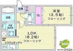 物件の間取り