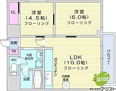 物件の間取り