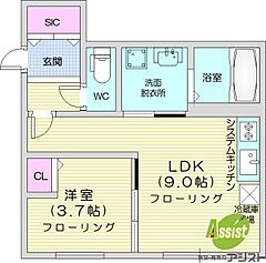 物件の間取り