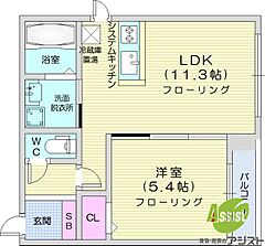 物件の間取り