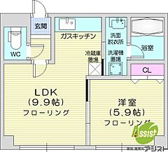 物件の間取り