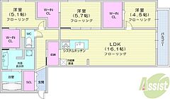 物件の間取り