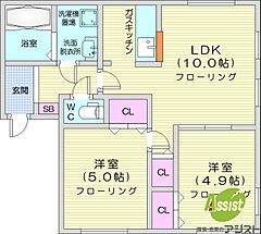 物件の間取り
