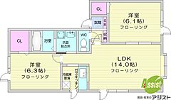 物件の間取り