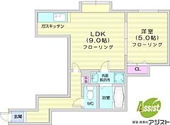 物件の間取り