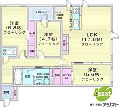 物件の間取り
